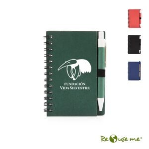 Cuaderno Eco Colors con logo para Merchandising y Regalos Empresariales