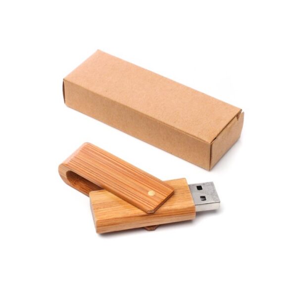 Pendrive Madera con logo para Merchandising y Regalos Empresariales