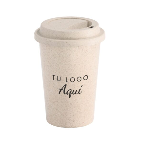 Vaso Eco Bamboo con logo para Merchandising y Regalos Empresariales
