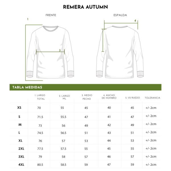 Remera Autumn con logo para Merchandising y Regalos Empresariales