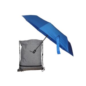 Paragua retráctil con estuche mochila con logo para Merchandising y Regalos Empresariales