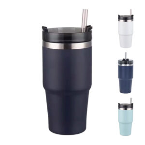 Vaso termico con sorbete menthor con logo para Merchandising y Regalos Empresariales