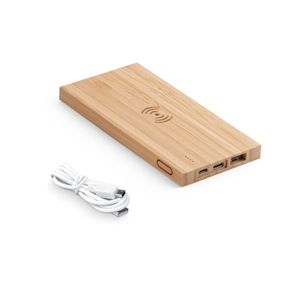 Cargador y Bateria Fitch con logo para Merchandising y Regalos Empresariales