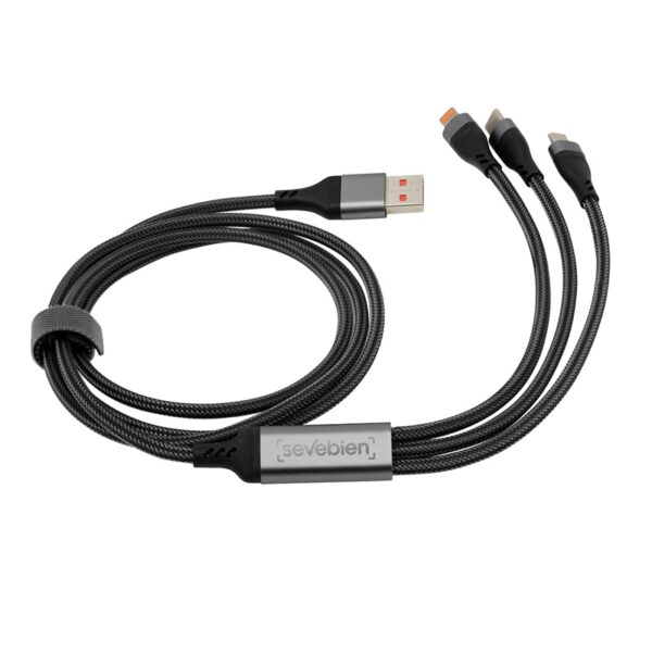 Cable de Carga Rápida Spidy con logo para Merchandising y Regalos Empresariales