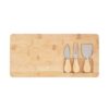 Tabla de quesos Cheddar con logo para Merchandising y Regalos Empresariales