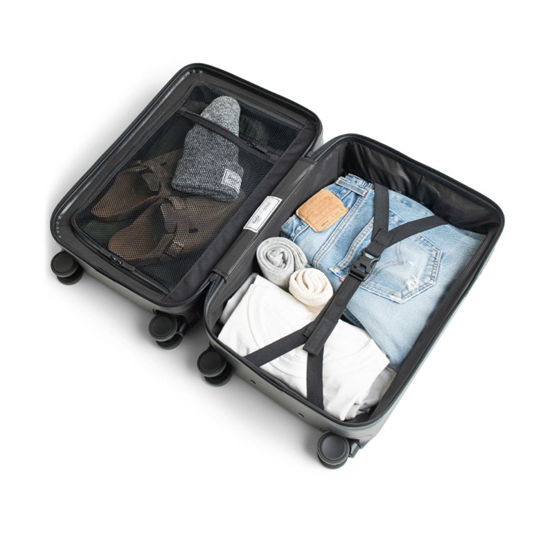 Herschel Heritage Hardshell Carry On Luggage4 Herschel Carry On con logo para Merchandising y Regalos Empresariales