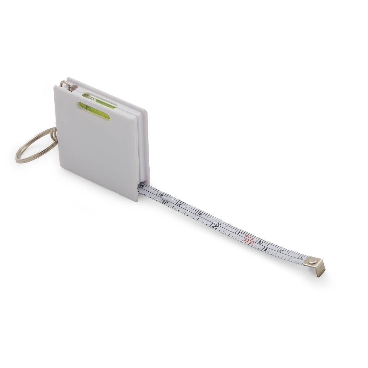 Llavero Square 3 Llavero cinta metrica Square con logo para Merchandising y Regalos Empresariales