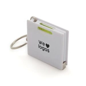 Llavero cinta metrica Square con logo para Merchandising y Regalos Empresariales