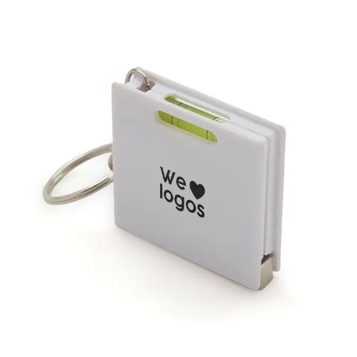 Llavero cinta metrica Square con logo para Merchandising y Regalos Empresariales