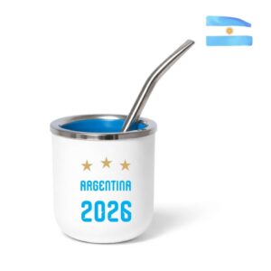 Mate Silver Argentina con logo para Merchandising y Regalos Empresariales