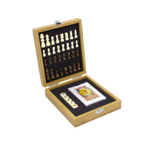 Set de juegos Triada con logo para Merchandising y Regalos Empresariales