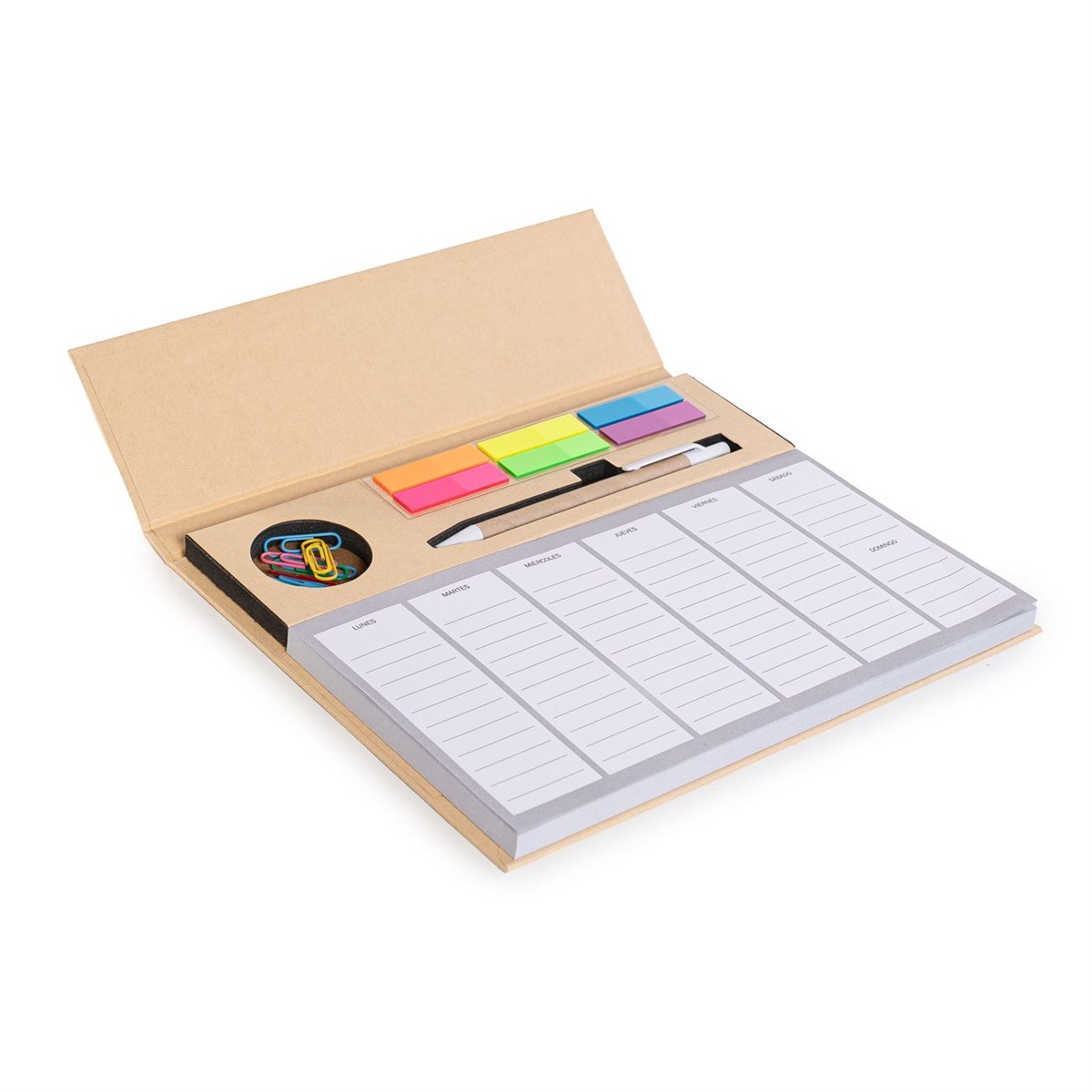 LS-54052 - 4 Calendario eco con logo para Merchandising y Regalos Empresariales