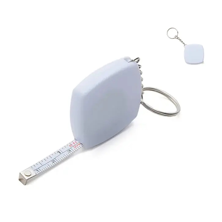 Llavero metrico Flat con logo para Merchandising y Regalos Empresariales