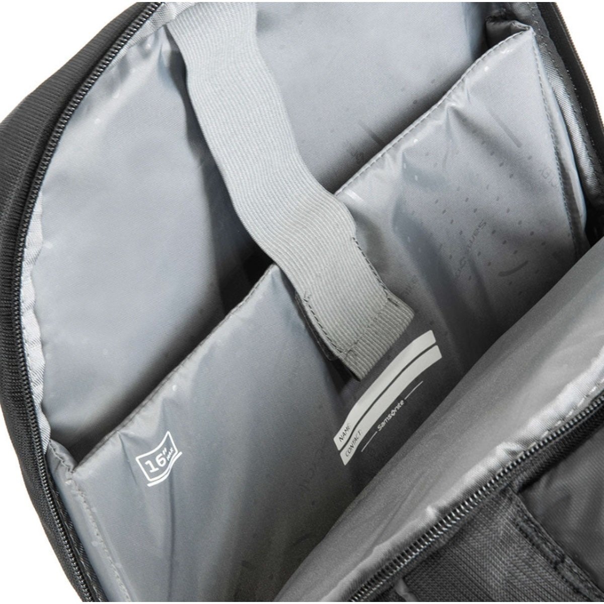 Mochila Vaughan Samsonite interior 2 Mochila Vaughan Samsonite con logo para Merchandising y Regalos Empresariales