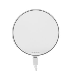 Cargador inalambrico disco con logo para Merchandising y Regalos Empresariales