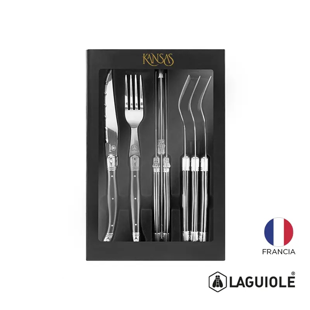 Set de 8 Cubiertos Laguiole con logo para Merchandising y Regalos Empresariales