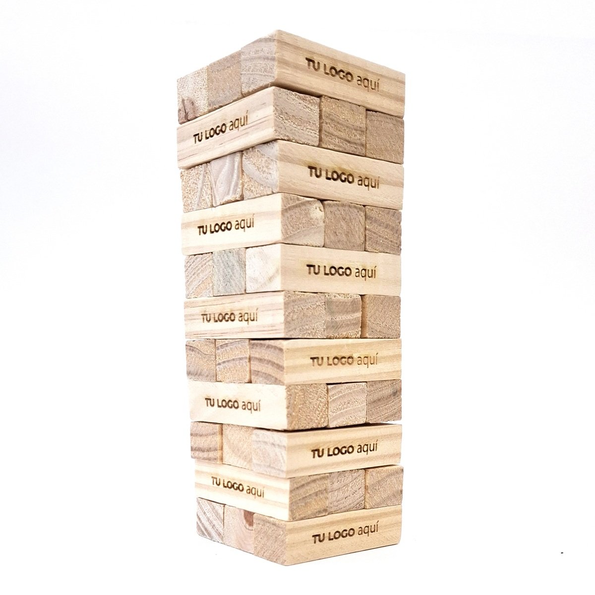 Torre de Bloques 2 Jenga con logo para Merchandising y Regalos Empresariales