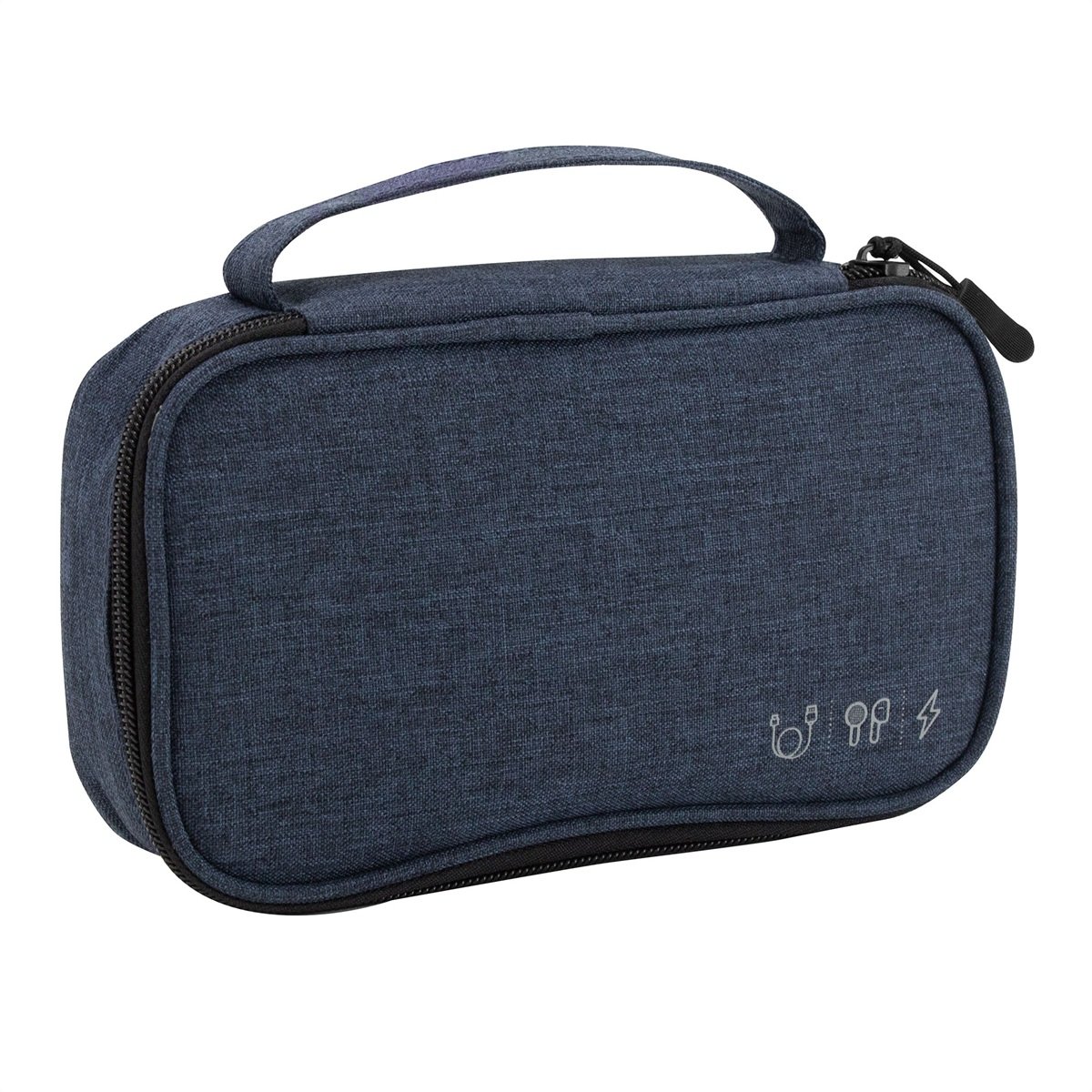 _EC765-azul-2 Organizador de cables Denver con logo para Merchandising y Regalos Empresariales