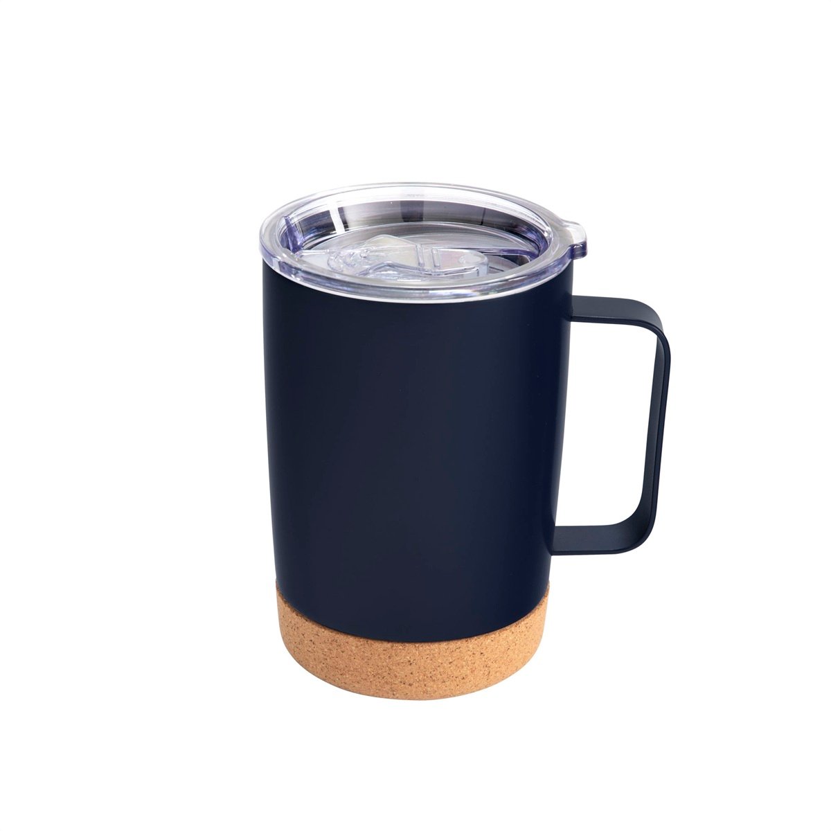 T762_azul_2 Mug Kork con logo para Merchandising y Regalos Empresariales