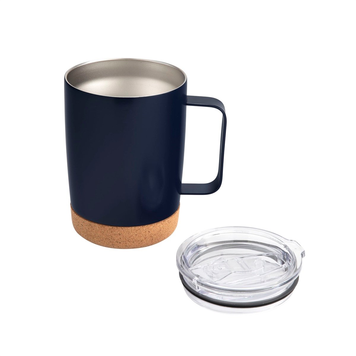 T762_azul_3 Mug Kork con logo para Merchandising y Regalos Empresariales