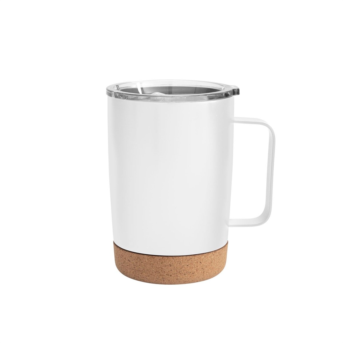 T762_blanco_1 Mug Kork con logo para Merchandising y Regalos Empresariales