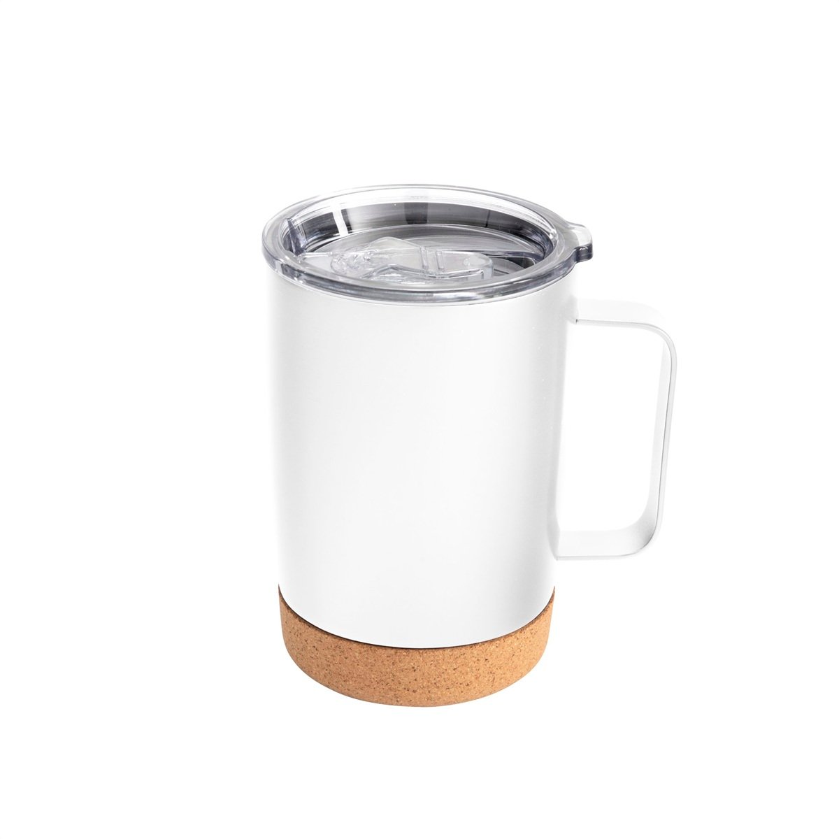 T762_blanco_2 Mug Kork con logo para Merchandising y Regalos Empresariales