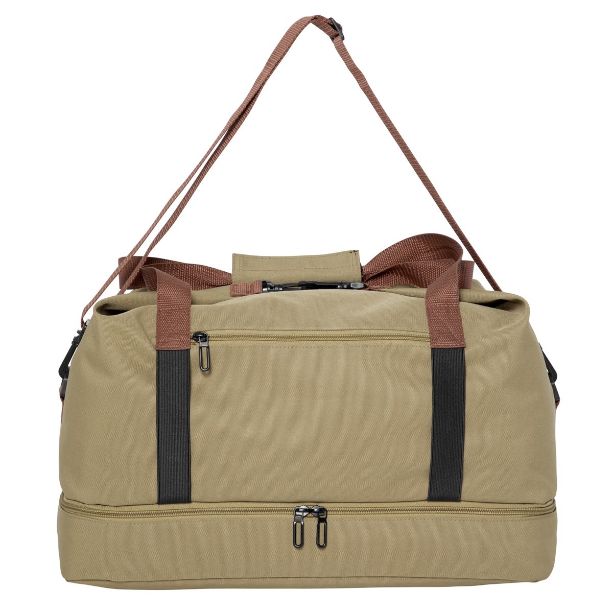 C597_caqui_5 Bolso deportivo hunter con logo para Merchandising y Regalos Empresariales