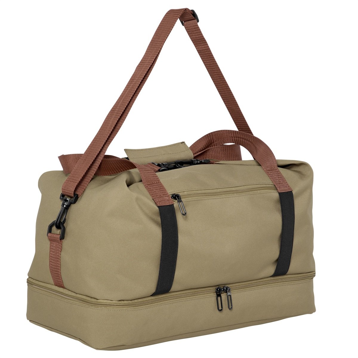 C597_caqui_6 Bolso deportivo hunter con logo para Merchandising y Regalos Empresariales