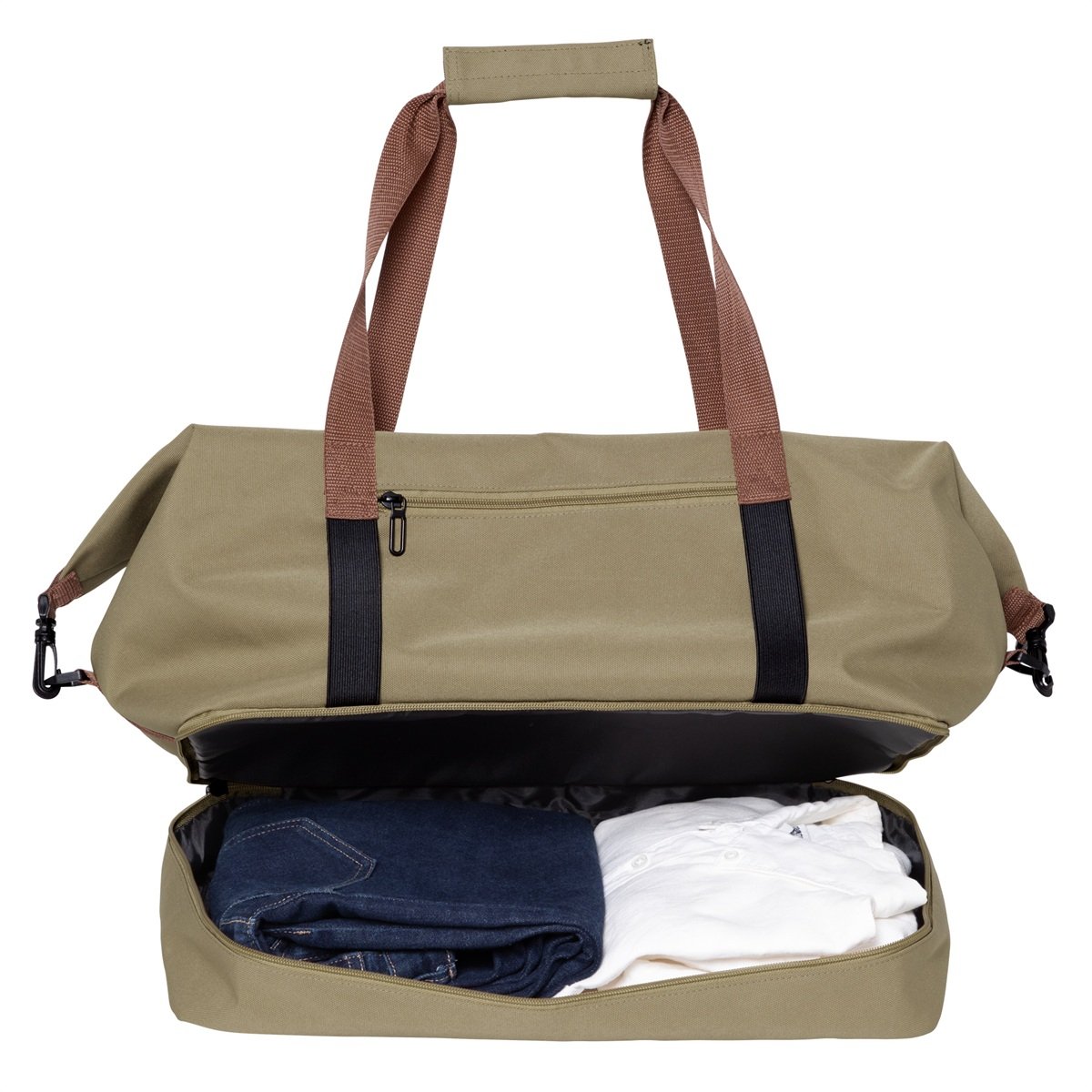 C597_caqui_7 Bolso deportivo hunter con logo para Merchandising y Regalos Empresariales